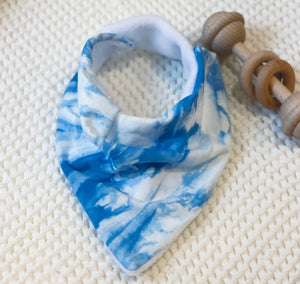 Tie Dyed Jersey Cotton Bandana Bib