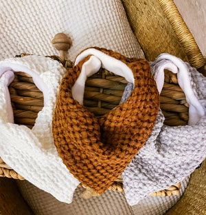 Waffle Bandana Bib