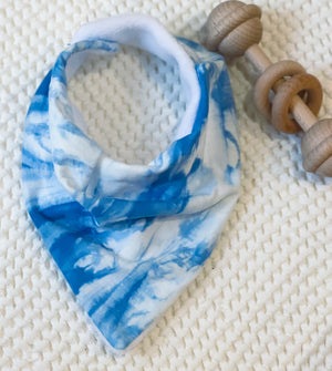 Tie Dyed Jersey Cotton Bandana Bib