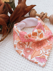 DAHLIA Organic Cotton Bandana Bib