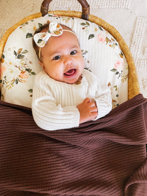 PIPPA Organic Cotton Bow headband