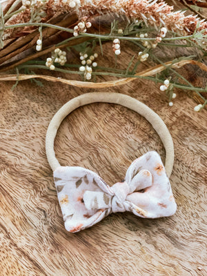 AUDREY Organic Bow headband